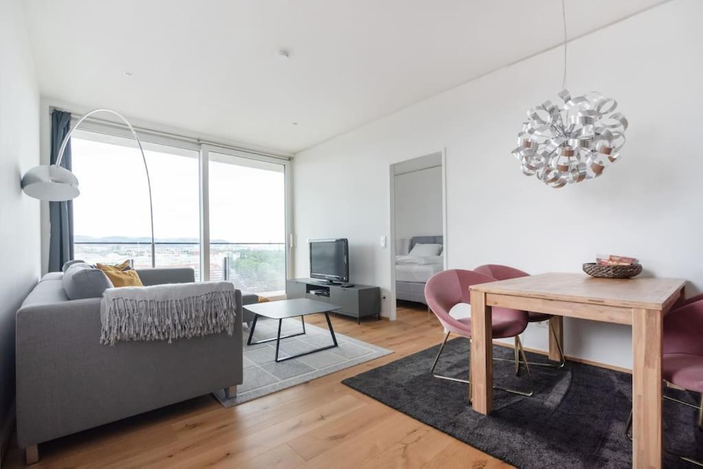 Apartmán Hoch Hinaus, Neu Und Stilvoll Mit Pool Am Dach Vídeň Exteriér fotografie